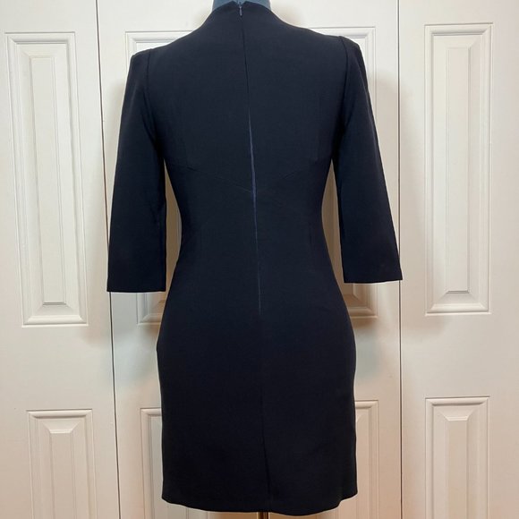 Pinkyotto Navy Fitted Dress w Stretch Sz 6 - Picture 4 of 5